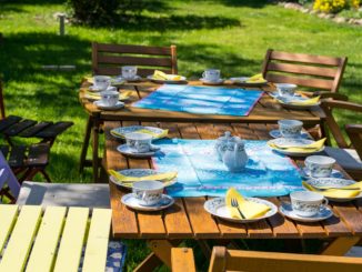 140x70cm Gartentisch